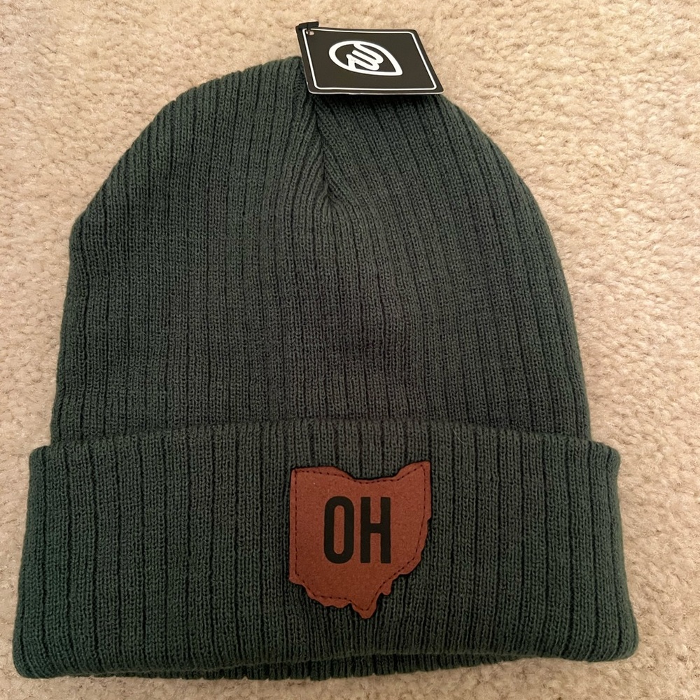 OH Dark Green Beanie
